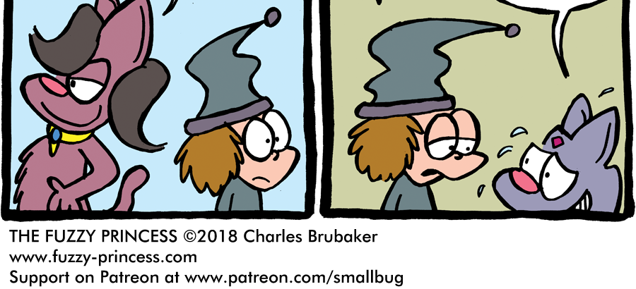 The Fuzzy Princess - Episode 236, Page 1: 2018-03-21-Sudden Reunion